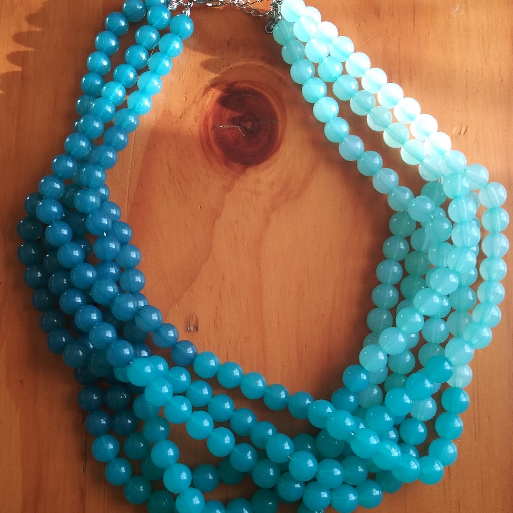Ocean Waves Ombre Necklace